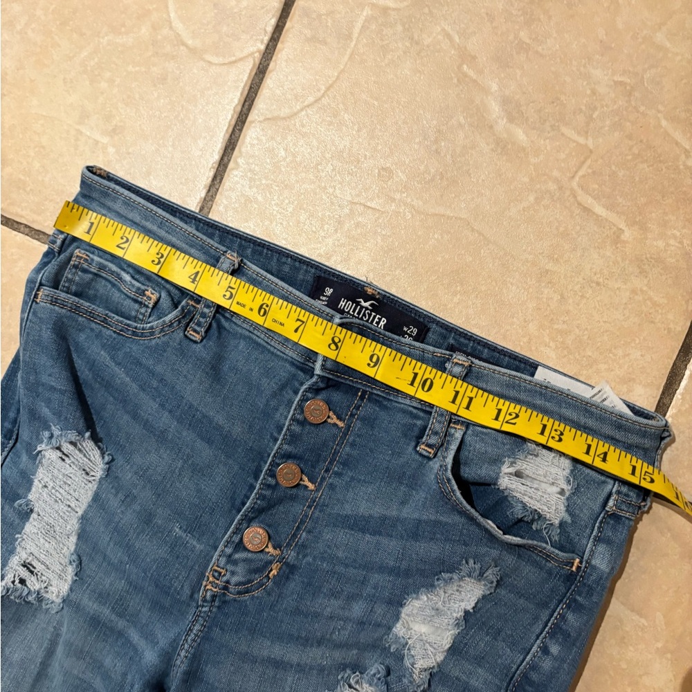 5/$25 Hollister Distressed Jeans - Picture 3 of 8